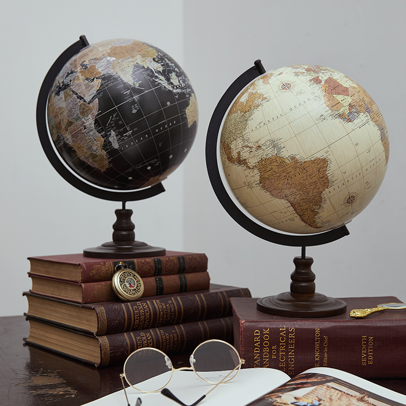 Office Furniture Loft - Świat Globo Mapa vintage europejski glob