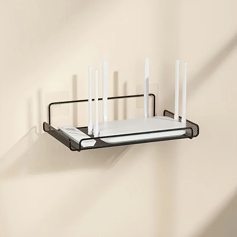 Wall Organizer Pocket - Półka na router ze stali nierdzewnej,