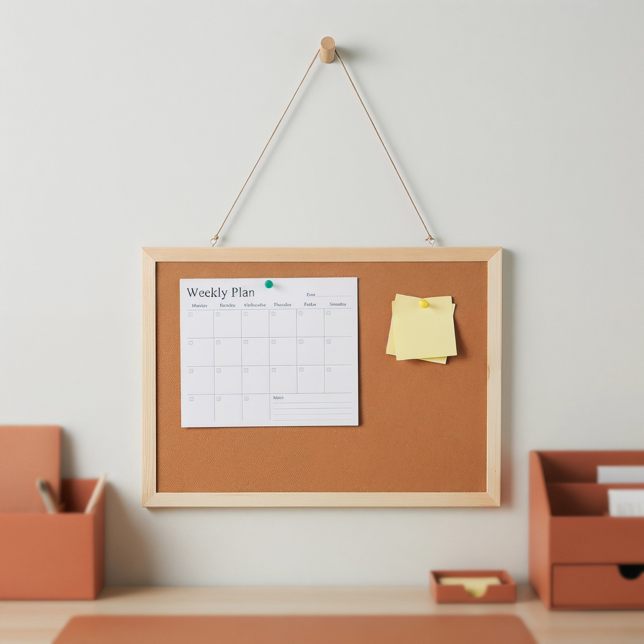 1 zestaw małych drewnianych ta – Bulletin Board Cork recenzja i cena