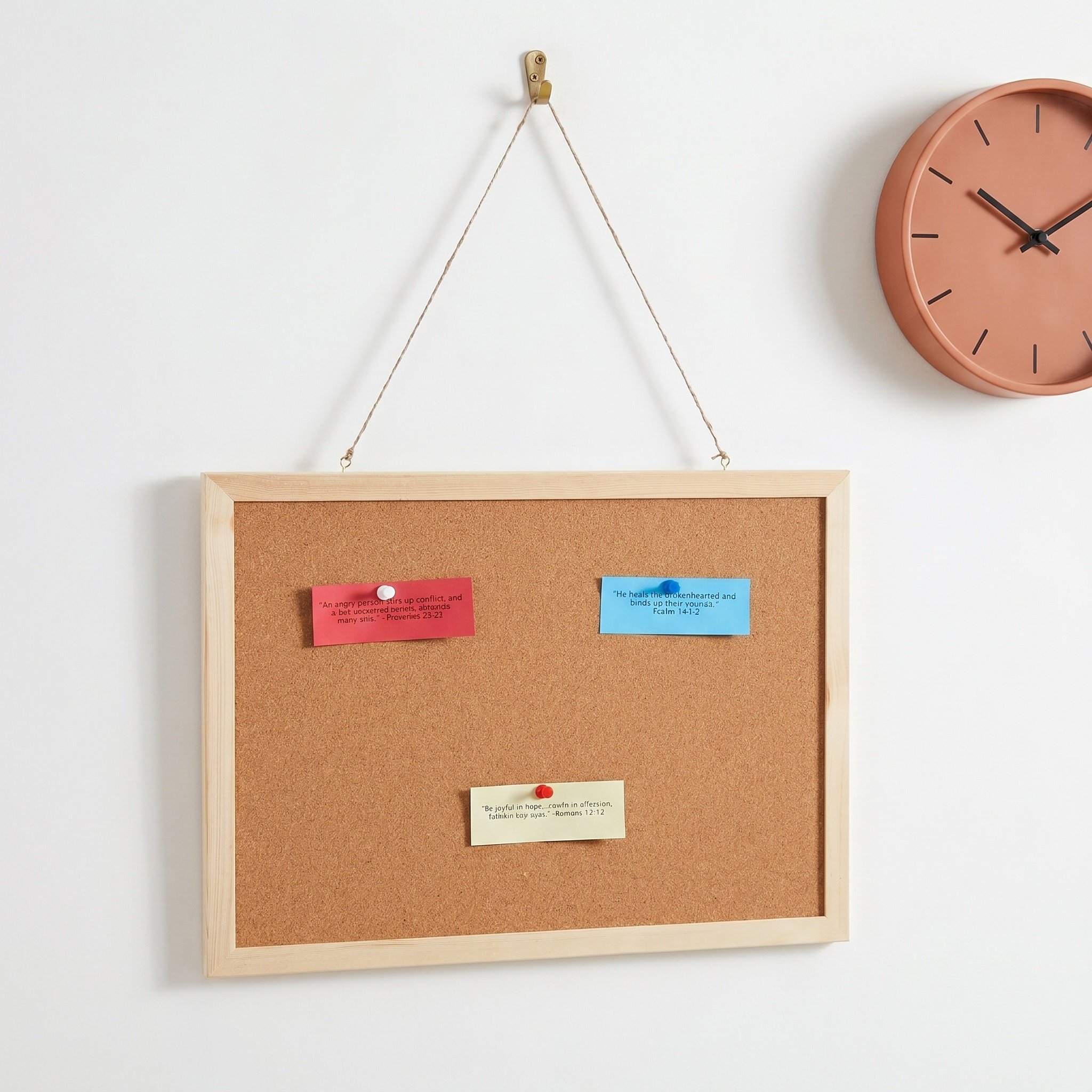 1 zestaw małych drewnianych ta – Bulletin Board Cork recenzja i cena