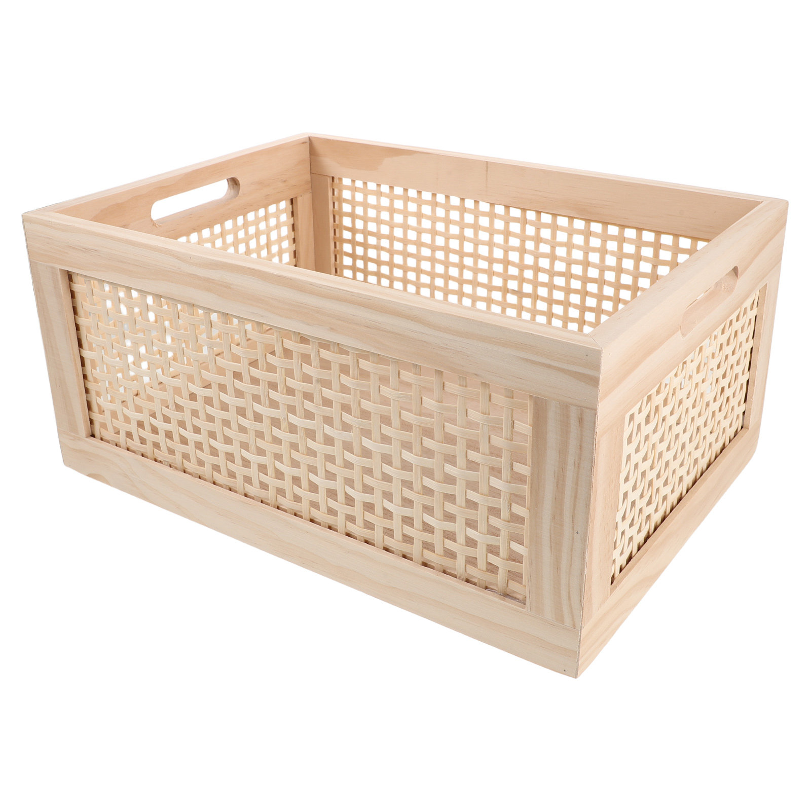 Pleciony koszyk na czasopisma, – Magazine File Holder recenzja i cena