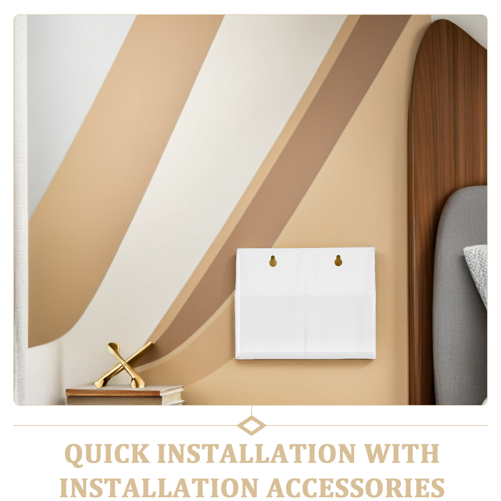 Przezroczysty akrylowy uchwyt  – Wall Organizer Pocket recenzja i cena