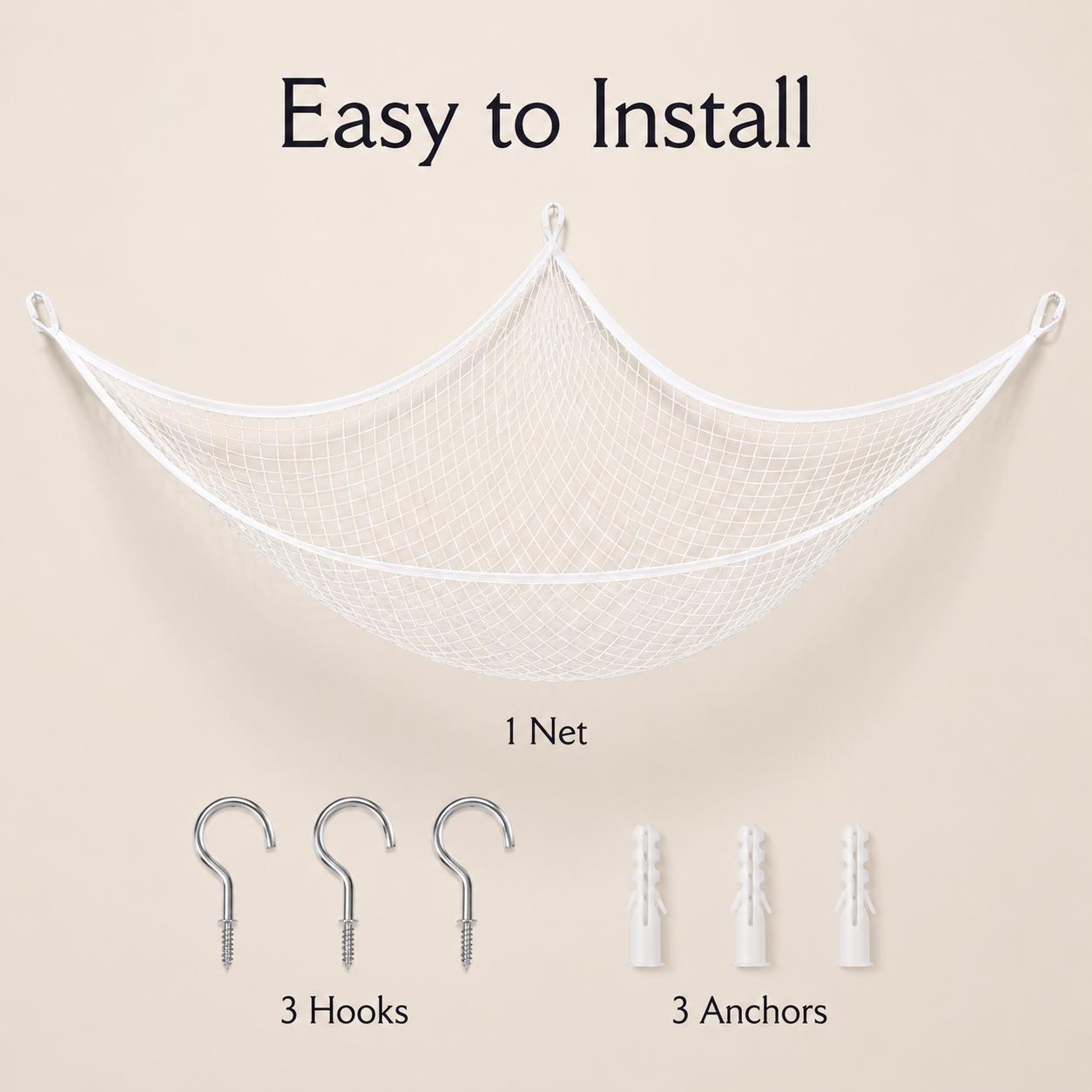 Hamak na zabawki z siatki, wis – Wall Organizer Pocket recenzja i cena